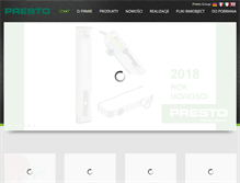 Tablet Screenshot of bateriepresto.pl